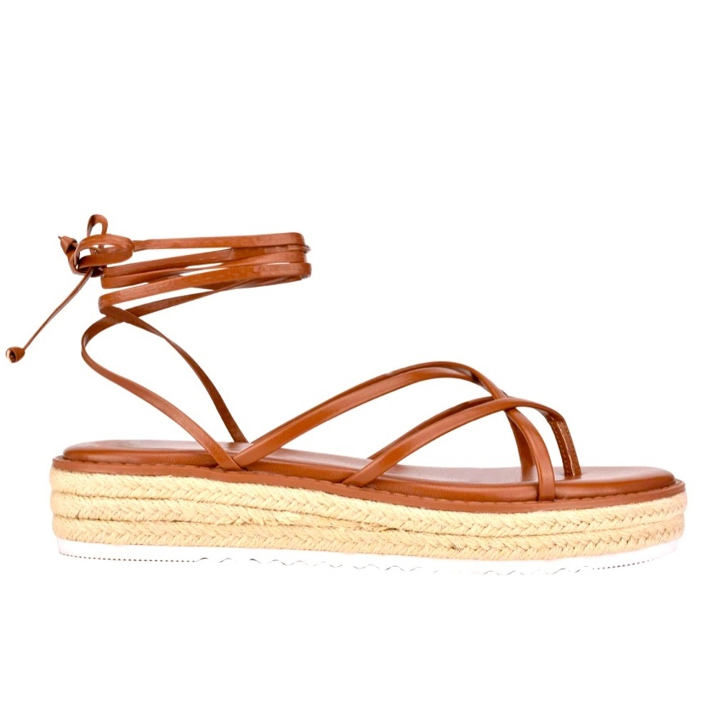 Nine West ankle wrap espadrilles